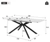 Uittrekbare eettafel, 150/180 x 70 x 76 cm, rechthoekig, Productafbeelding-voorbeeld 9