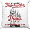 Trendation - Feuerwehr Papa Deko-Kissen mit Füllung 40x40 Produktbild-Vorschau 1
