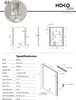 HOKO Badspiegel LED Antibeschlag Wandspiegel 60x80cm+Licht Produktbild-Vorschau 6