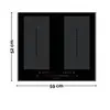 Wolkenstein WIF60-2FZF, Schwarz, Integriert, 59 cm, Produktbild-Vorschau 4