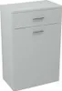 A white cabinet with two drawers and a large door. Náhled obrázku produktu