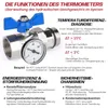 8 Heizkreise Heizkreisverteiler inkl. 1" Kugelhähne mit Produktbild-Vorschau 4