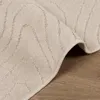 vidaXL Innen- und Außenteppich PALMERAS Beige 200 x 200 cm Produktbild-Vorschau 6