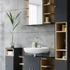 Badmöbel-Set Vicco Aquis Anthrazit 2 Teile, Model 36248 Produktbild-Vorschau 5