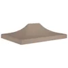 vidaXL Partyzelt-Dach 4x3 m Taupe 270 g/m² Produktbild-Vorschau 7