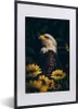 MuchoWow® Gerahmtes Poster Adler - Gelb - Blumen - Produktbild-Vorschau 1