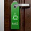 Seminar läuft - Bitte nicht stören Türhänger mit Pause auf Produktbild-Vorschau 7