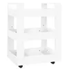 vidaXL Chariot de cuisine blanc 60x45x80 cm Bois composite Voir les images du produit 1