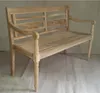 A wooden bench is shown against a light gray background. Produktbild-Vorschau
