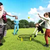 SPORTNOW Roundnet Set Spieleset mit Spielnetz 3 Bällen Produktbild-Vorschau 2