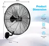 Wandventilator mit 3 Geschwindigkeitsstufen, 85°Oszillation Produktbild-Vorschau 7