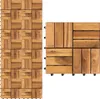 Izrielar 9m² piastrelle in legno per terrazza 99 pezzi Anteprima dell’immagine prodotto 9