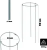 Tuteurs KADAX, 90 cm de hauteur, lot de 6, tuteurs en acier Voir les images du produit 2
