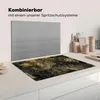 KitchenYeah© Herdabdeckplatte Gold - Schwarz - Abstrakt , Produktbild-Vorschau 3