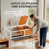 PawHut Schildkrötenhaus aus Holz Schildkrötengehege mit Produktbild-Vorschau 5