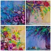 Bild auf Leinwand - Leinwandbild - Blumen Vase - 120x80cm - Produktbild-Vorschau 8