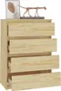 Boční skříňka 60x36x84 cm borovice masiv Náhled obrázku produktu 3