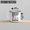 Trendation - Dart Geschenk Emaille Tasse Emaille Emaille Produktbild-Vorschau 4