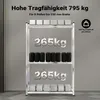Nosič pneumatík Wiltec - 180 x 120 x 40 cm - do 759 kg - na Náhľad obrázku produktu 12