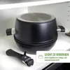 Qulinart Stapelbares Topfset aus Hochwertigem Aluminiumguss Produktbild-Vorschau 4