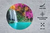 MuchoWow® Mauspad Mousepad Wasserfall - Bäume - Rosa - Produktbild-Vorschau 2
