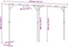 vidaXL Gartenpergola 410x40x203 cm Holz Produktbild-Vorschau 6