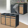 ML-Design box na odpadky se stříškou na květináč pro 3 koše Náhled obrázku produktu 1