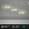 Briloner LED inbouwspots, mat nikkel, 3x LED-module/5W Productafbeelding-voorbeeld 2