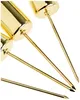 Riffelmacher Stabkerzenhalter, 2,3 x 11 cm, 4 Stück, Gold Produktbild-Vorschau 2