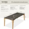 tectake® Rattan Tisch Foggia 196 x 87 x 76 cm Produktbild-Vorschau 5