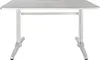 Table rectangulaire Bolero, acier inoxydable, 120 x 60 cm Voir les images du produit 1