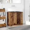 vidaXL Armoire de salle de bain vieux bois 64,5 x 33,5 x 59 Voir les images du produit 4