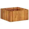 vidaXL Letto rialzato da giardino 50 x 50 x 25 cm in legno Anteprima dell’immagine prodotto 5