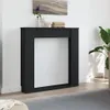 vidaXL Obudowa kominka czarna 100x20x100 cm materiał Podgląd zdjęcia produktu 3