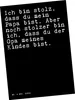 Mr. & Mrs. Panda Postkarte Ich bin stolz, dass... - Schwarz Produktbild-Vorschau 1