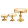 set de 3 présentoirs à gâteaux dorés - Présentoir décoratif Voir les images du produit 2