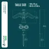 VOUNOT® 2er Set Vogelschreck Falke Drachen mit 4m Produktbild-Vorschau 3