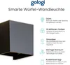 Gologi Smart Wandleuchte – Innen und Außen – Dimmbar – Produktbild-Vorschau 4