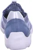 A close-up back view of a blue and white sneaker. Produktbild-Vorschau