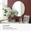 Elegance by Casa Chic - Kovové nástenné zrkadlo - Okrúhle s Náhľad obrázku produktu 2