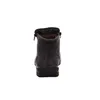 A black leather boot with a fur lining is shown from the back. Náhľad obrázku produktu