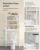 SONGMICS Toilettenregal, Badezimmerregal, 4-stöckiges Produktbild-Vorschau 7