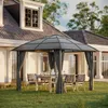 Outsunny Tonnelle de jardin pavillon de jardin 3 x 3 m Voir les images du produit 2