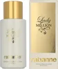 A bottle of Paco Rabanne Lady Million body lotion and its packaging are displayed side-by-side against a white background. Náhled obrázku produktu