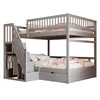 Flieks stapelbed 140x200 cm met kledingkast en lade, Productafbeelding-voorbeeld 8