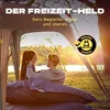 A couple relaxing in a tent on beanbag chairs, with a sunset in the background. Náhľad obrázku produktu