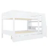 Merax Etagenbett 140x200 cm mit Schreibtisch und Schrank, Produktbild-Vorschau 9