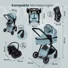 GagaDumi SoHo 3in1 Kinderwagen – i-Size Autositz, 6,8  kg, Produktbild-Vorschau 5
