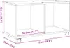 Skříňka na kolečkách černá 72 x 33 x 42,5 cm kompozitní Náhled obrázku produktu 7