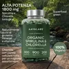 Aavalabs Spirulina & Chlorella Complex vegan Caps. 200 Anteprima dell’immagine prodotto 2